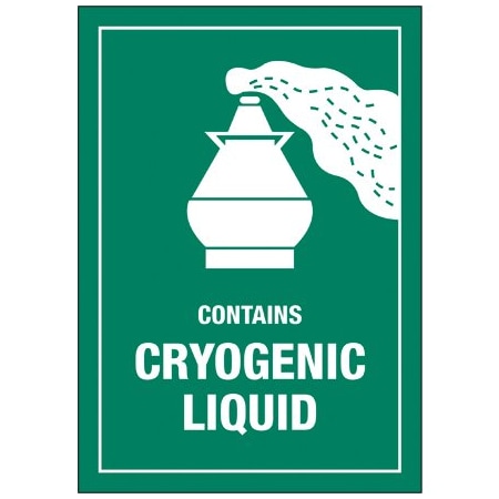 Bsc Preferred 3 x 4 1/4'' - ''Contains Cryogenic Liquid'' Labels BUY00025351